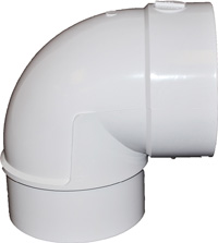 PVC 90 ST EL 1/4BND ST HXSPG6 Image